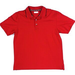 Ben Hogan Men's Red Ventilated Performance Golf Polo Shirt – Size XL